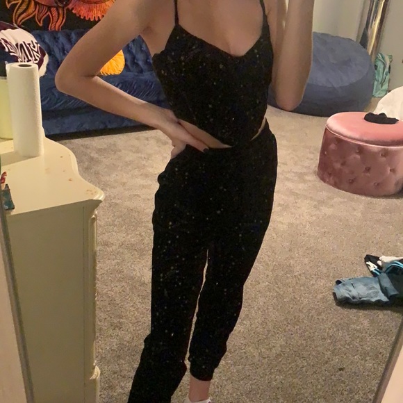 NWOT Velour set